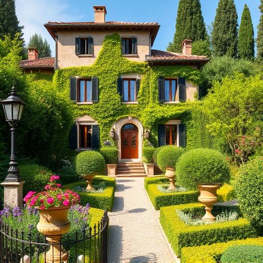 A beautifully decorated Italian villa, representing the aesthetic of Bella Italia Creativa